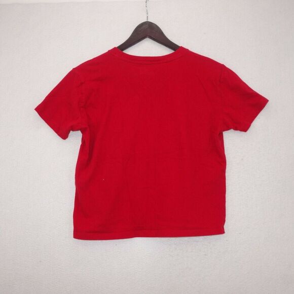 Hollister Cropped Must Have Collection Tee in Red Juniors Women's Small - Picture 5 of 5